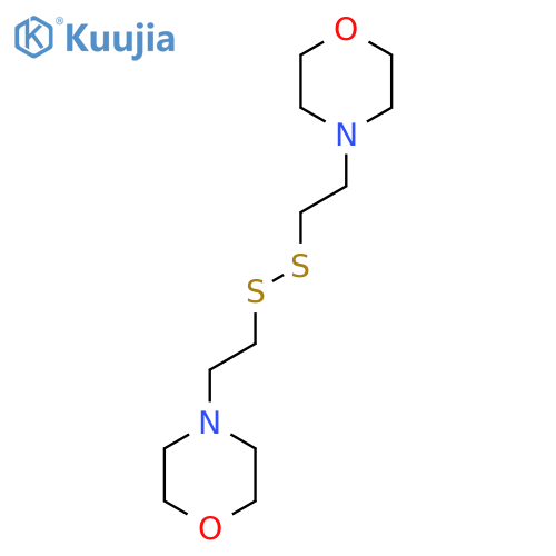 4-(2-((2-(4-Morpholinyl)ethyl)dithio)ethyl)morpholine structure