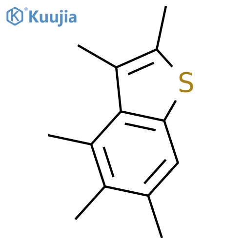 Benzo[b]thiophene,pentamethyl- (9CI) structure