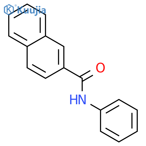 N-phenylnaphthalene-2-carboxamide structure