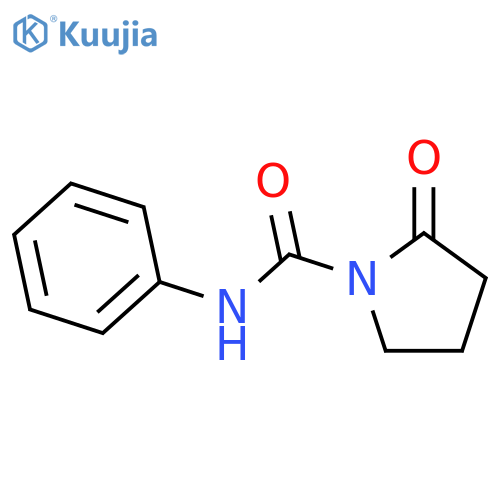 1-Pyrrolidinecarboxamide, 2-oxo-N-phenyl- structure