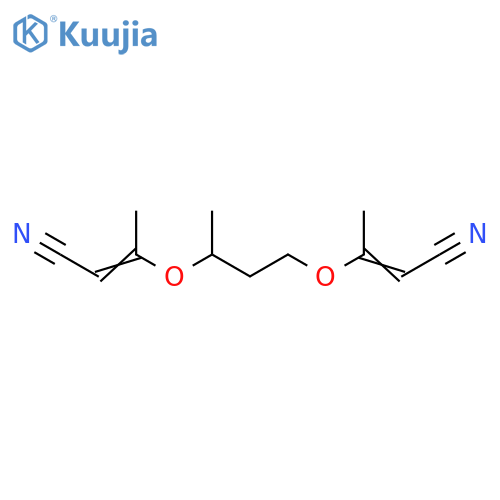 2-Butenenitrile, 3,3'-[(1-methyl-1,3-propanediyl)bis(oxy)]bis- structure
