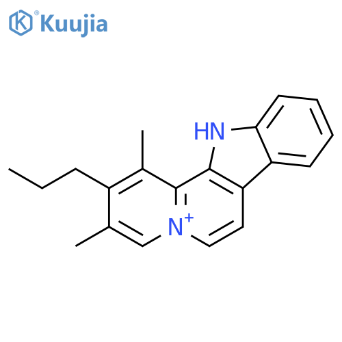 12H-Indolo[2,3-a]quinolizin-5-ium, 1,3-dimethyl-2-propyl- structure