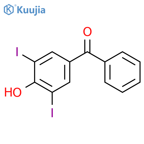 Methanone, (4-hydroxy-3,5-diiodophenyl)phenyl- structure