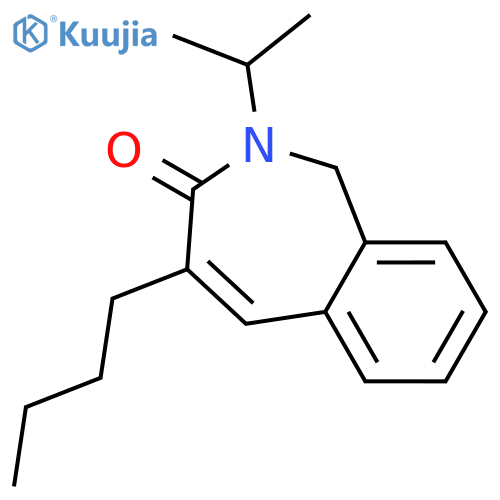 3H-2-BENZAZEPIN-3-ONE, 4-BUTYL-1,2-DIHYDRO-2-(1-METHYLETHYL)- structure