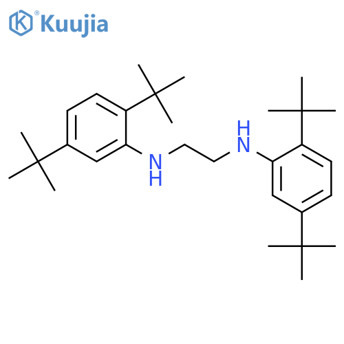 1,2-Ethanediamine, N,N'-bis[2,5-bis(1,1-dimethylethyl)phenyl]- structure