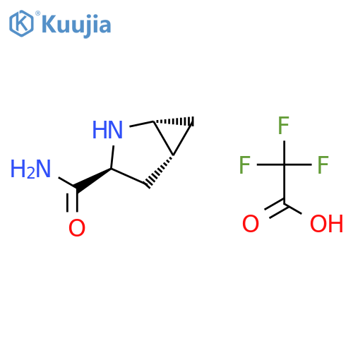(1R,3S,5R)-2-Azabicyclo3.1.0hexane-3-carboxamide 2,2,2-trifluoroacetic Acid structure