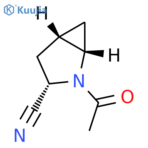 2-Azabicyclo[3.1.0]hexane-3-carbonitrile,2-acetyl-, (1S,3S,5S)- structure