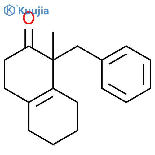 2(1H)-Naphthalenone,3,4,5,6,7,8-hexahydro-1-methyl-1-(phenylmethyl)- structure
