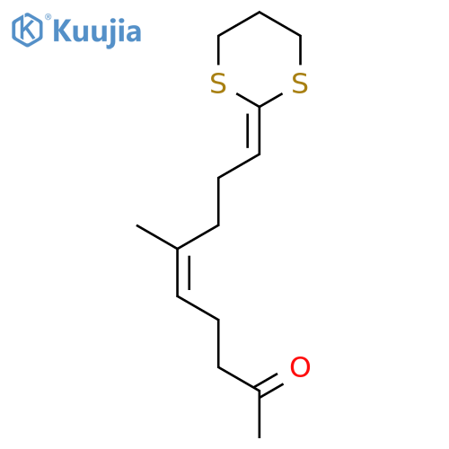5-NONEN-2-ONE, 9-(1,3-DITHIAN-2-YLIDENE)-6-METHYL-, (Z)- structure