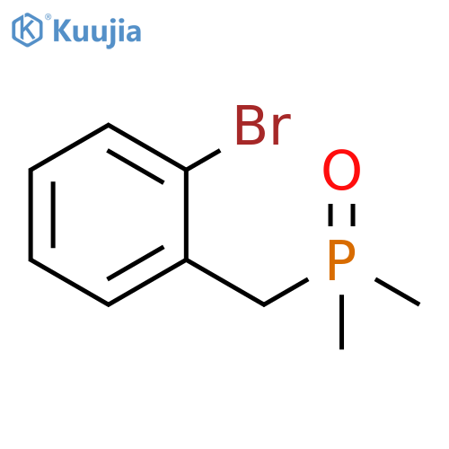 Phosphine oxide, [(2-bromophenyl)methyl]dimethyl- structure