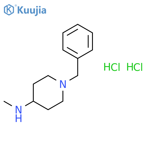 1-Benzyl-N-methylpiperidin-4-amine dihydrochloride structure