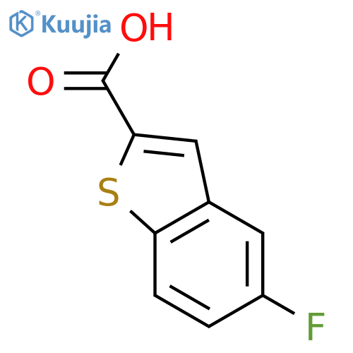 5-Fluoro-1-benzothiophene-2-carboxylic acid structure