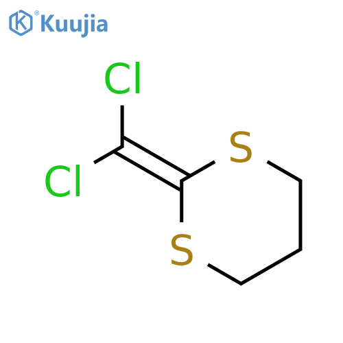 2-(dichloromethylidene)-1,3-dithiane structure