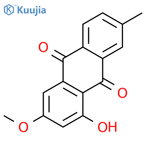9,10-Anthracenedione, 1-hydroxy-3-methoxy-7-methyl- structure