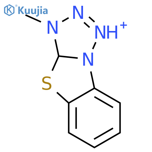 TETRAZOLO[5,1-B]BENZOTHIAZOLIUM, 3-METHYL- structure