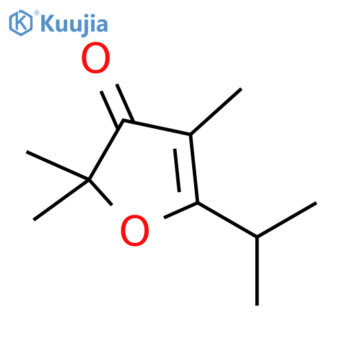 3(2H)-Furanone, 2,2,4-trimethyl-5-(1-methylethyl)- structure
