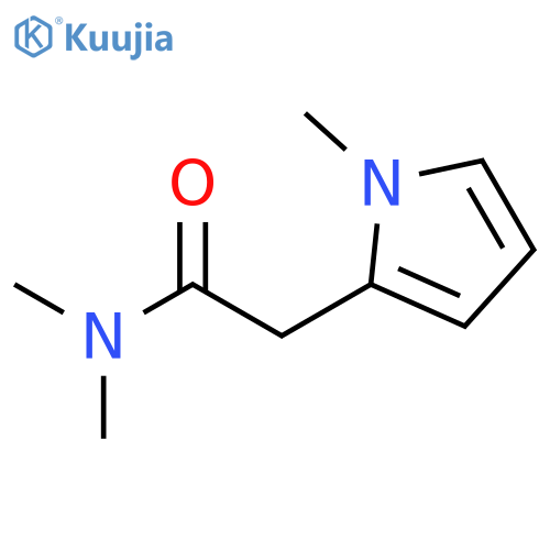N,N,1-trimethyl-1H-Pyrrole-2-acetamide structure