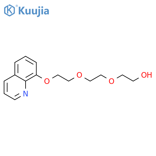 Ethanol, 2-[2-[2-(8-quinolinyloxy)ethoxy]ethoxy]- structure
