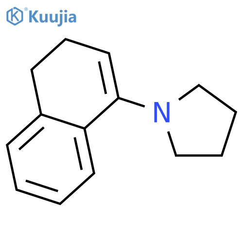 Pyrrolidine, 1-(3,4-dihydro-1-naphthalenyl)- structure