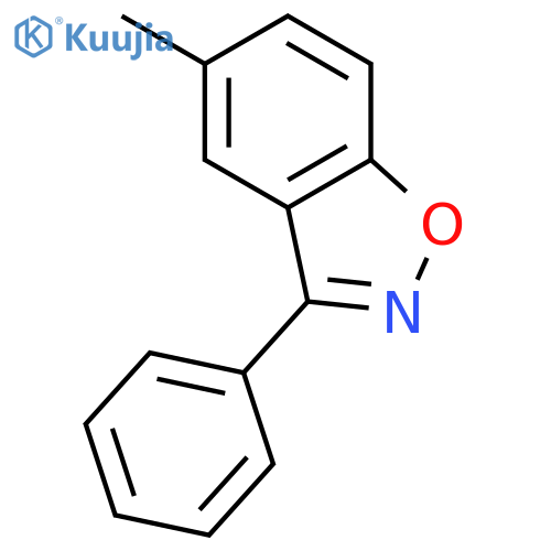 1,2-BENZISOXAZOLE, 5-METHYL-3-PHENYL- structure