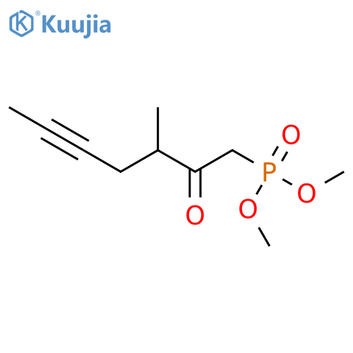 Dimethyl (3-Methyl-2-oxohept-5-yn-1-yl)phosphonate structure