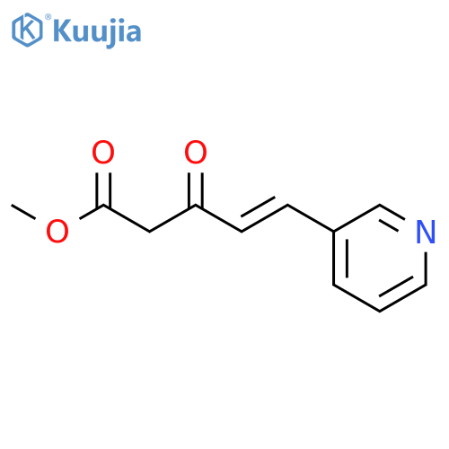 4-PENTENOIC ACID, 3-OXO-5-(3-PYRIDINYL)-, METHYL ESTER structure