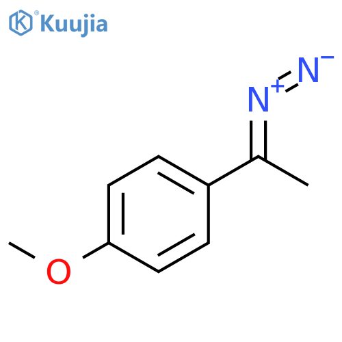 Benzene, 1-(1-diazoethyl)-4-methoxy- structure