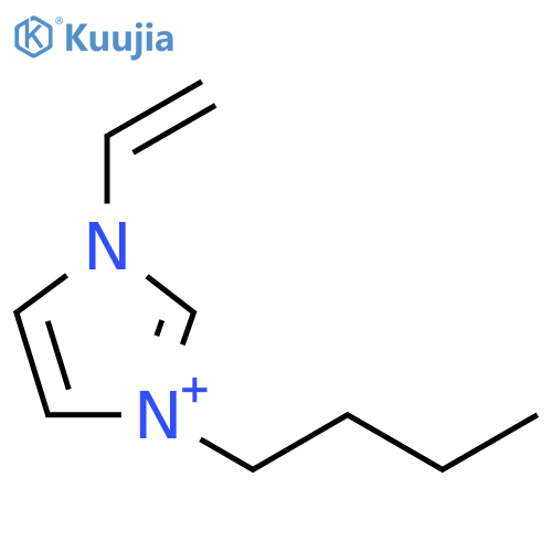 1H-Imidazolium, 1-butyl-3-ethenyl- structure