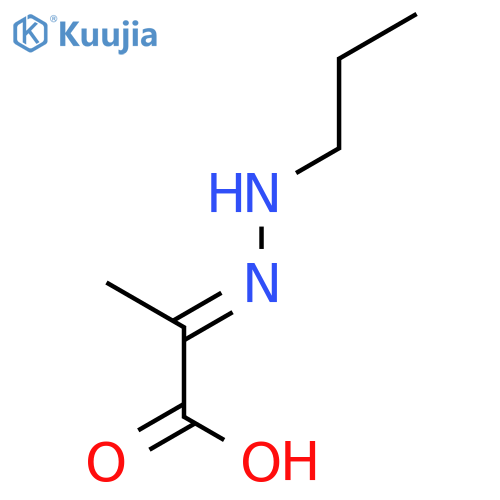 PROPANOIC ACID, 2-(PROPYLHYDRAZONO)- structure