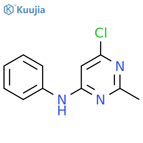6-Chloro-2-methyl-N-phenylpyrimidin-4-amine structure