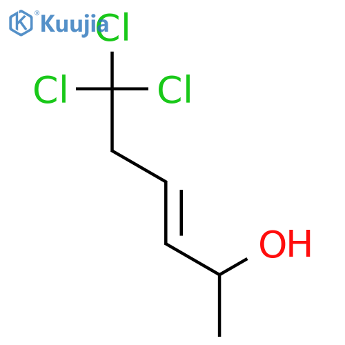 3-HEXEN-2-OL, 6,6,6-TRICHLORO- structure