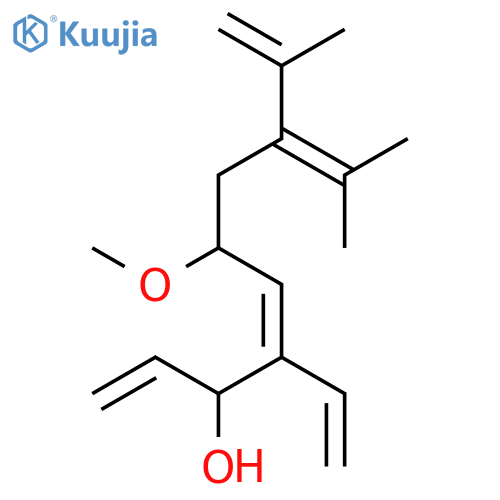 1,4,8-DECATRIEN-3-OL, 4-ETHENYL-6-METHOXY-9-METHYL-8-(1-METHYLETHENYL)- structure