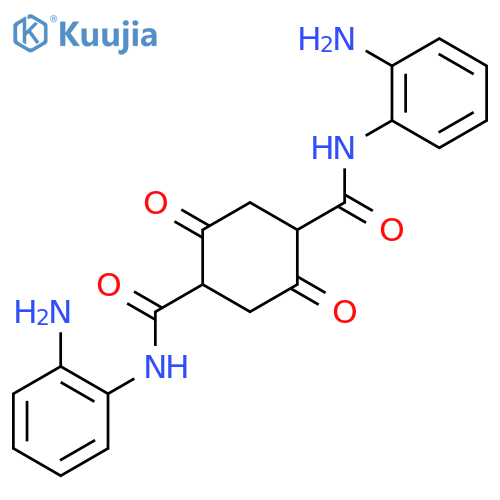 1,4-Cyclohexanedicarboxamide, N,N'-bis(2-aminophenyl)-2,5-dioxo- structure