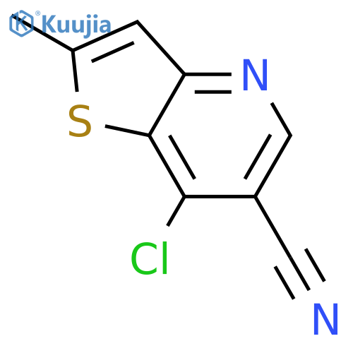 Thieno[3,2-b]pyridine-6-carbonitrile, 7-chloro-2-methyl- structure