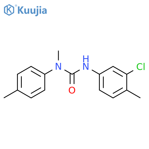 3-(3-chloro-4-methylphenyl)-1-methyl-1-(4-methylphenyl)urea structure