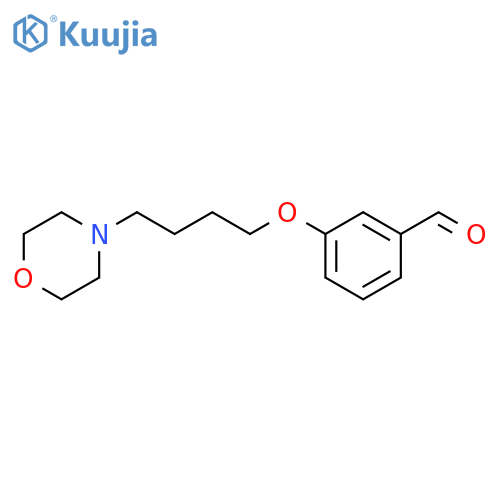 3-(4-Morpholinobutoxy)benzaldehyde structure