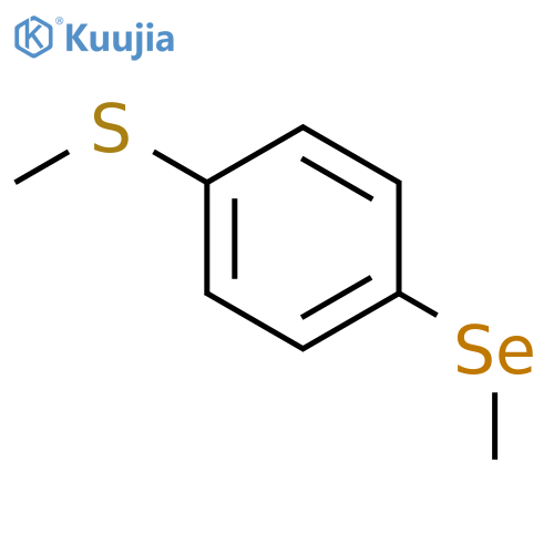 benzene,1-(methylseleno)-4-(methylthio)- structure