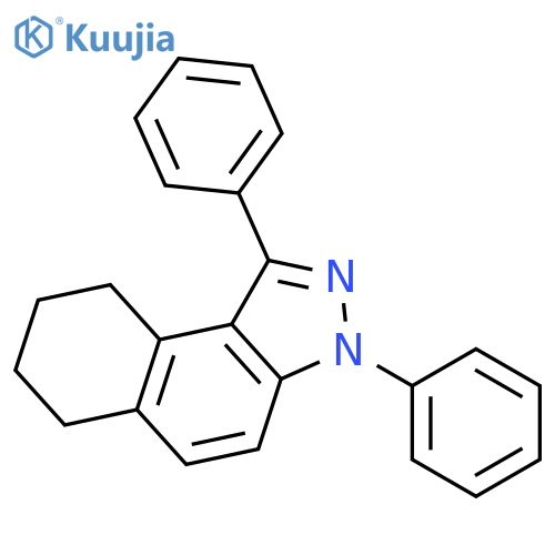 3H-BENZ[E]INDAZOLE, 6,7,8,9-TETRAHYDRO-1,3-DIPHENYL- structure
