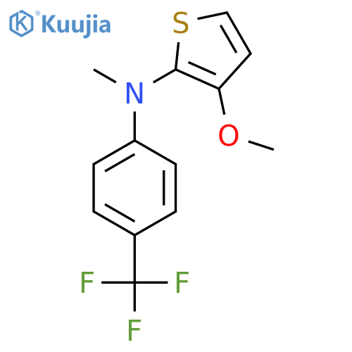 2-THIOPHENAMINE, 3-METHOXY-N-METHYL-N-[4-(TRIFLUOROMETHYL)PHENYL]- structure