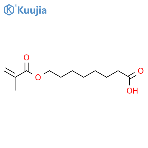 OCTANOIC ACID, 8-[(2-METHYL-1-OXO-2-PROPENYL)OXY]- structure