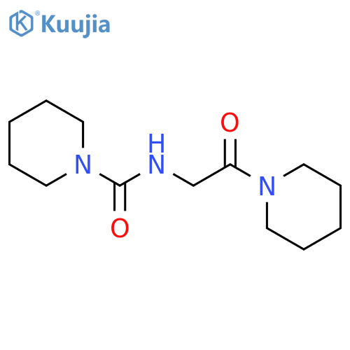 1-Piperidinecarboxamide, N-[2-oxo-2-(1-piperidinyl)ethyl]- structure
