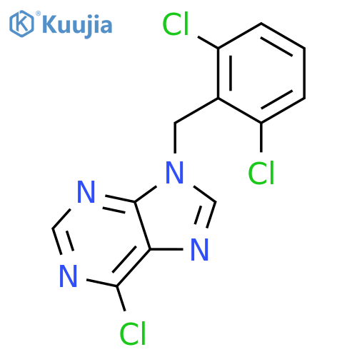 9H-Purine, 6-chloro-9-[(2,6-dichlorophenyl)methyl]- structure