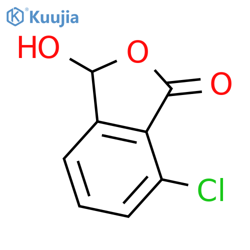 7-Chloro-3-hydroxy-3H-isobenzofuran-1-one structure