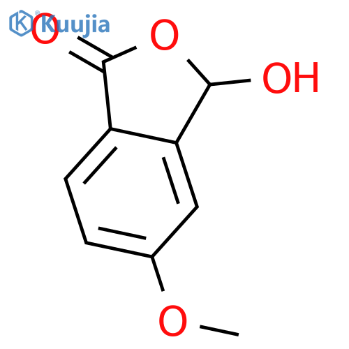 1(3H)-Isobenzofuranone, 3-hydroxy-5-methoxy- structure