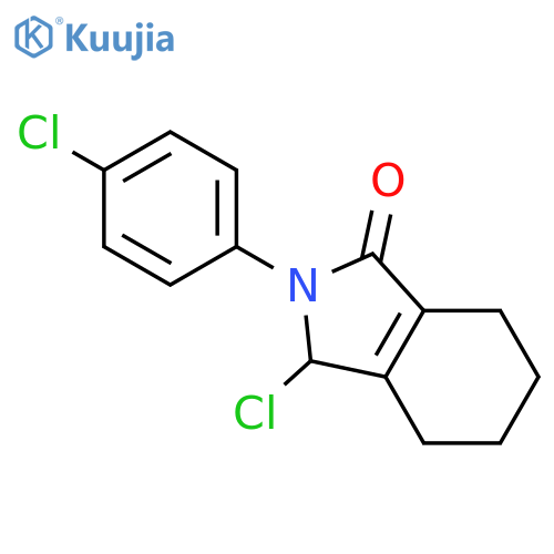 1H-Isoindol-1-one, 3-chloro-2-(4-chlorophenyl)-2,3,4,5,6,7-hexahydro- structure