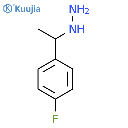 Hydrazine,  [1-(4-fluorophenyl)ethyl]- structure
