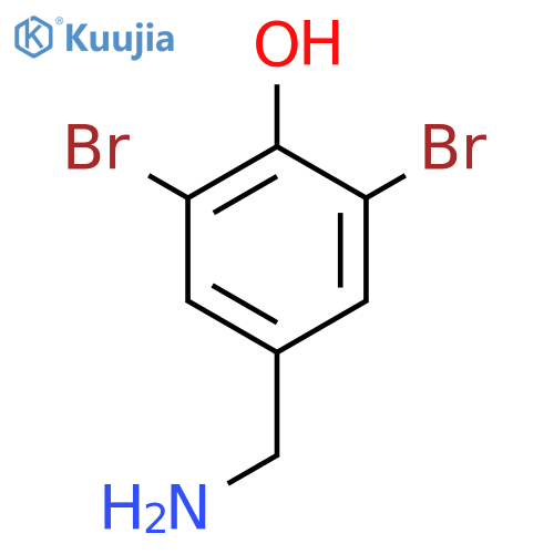 4-(aminomethyl)-2,6-dibromophenol structure
