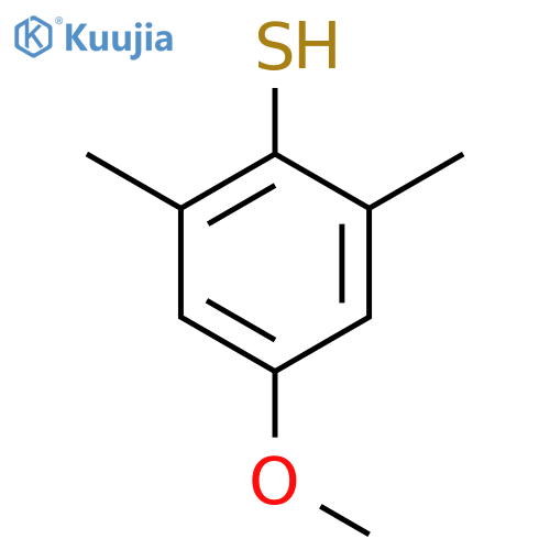 Benzenethiol, 4-methoxy-2,6-dimethyl- structure