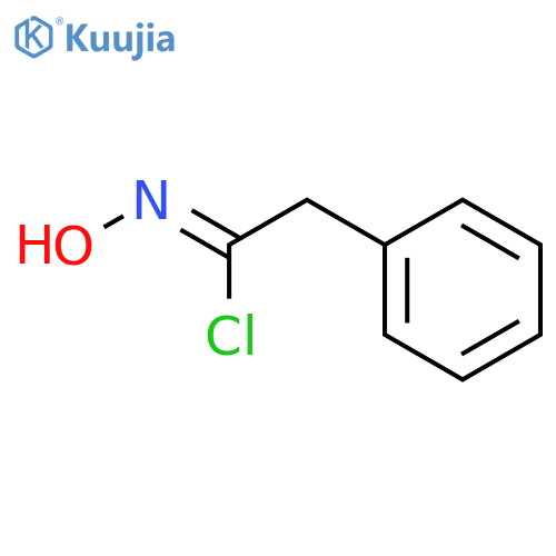 Benzeneethanimidoyl chloride, N-hydroxy- structure