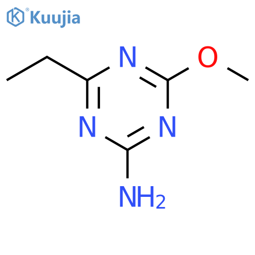 4-Ethyl-6-methoxy-1,3,5-triazin-2-amine structure